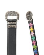 Three Piece Leather Sash Belt