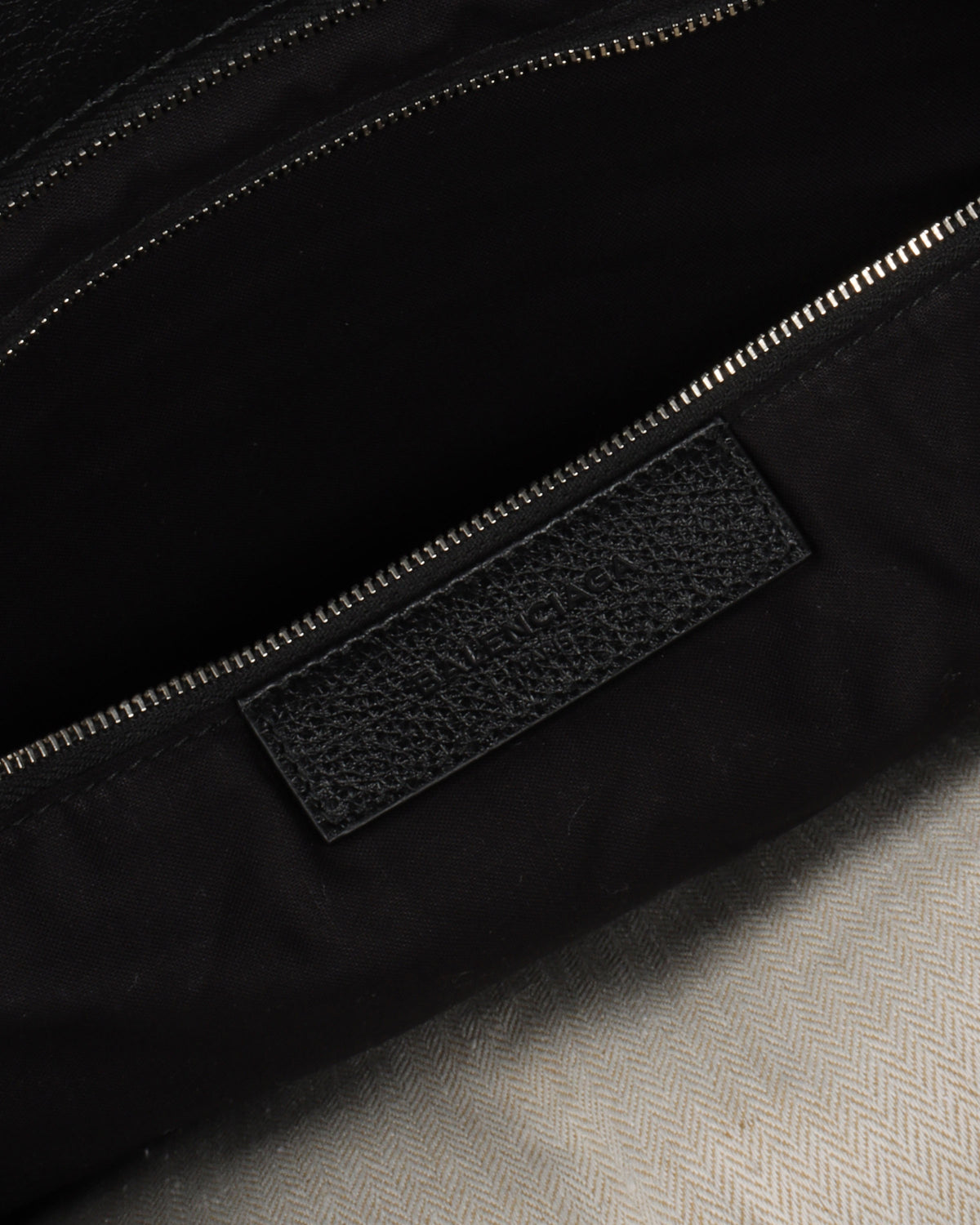 Leather Shopping Tote Bag