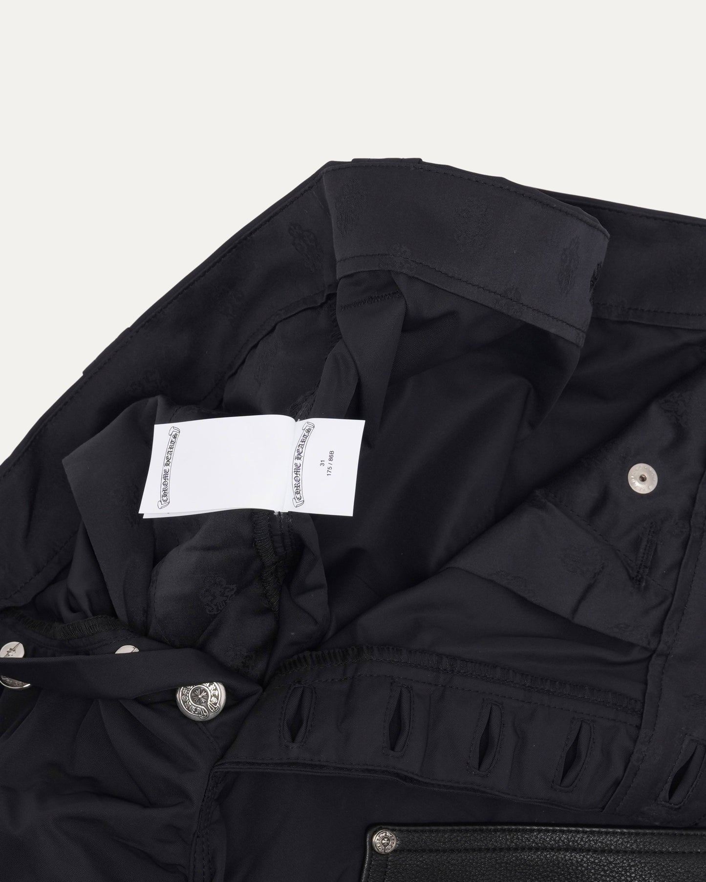 Nylon and Leather Double Knee Carpenter Pants