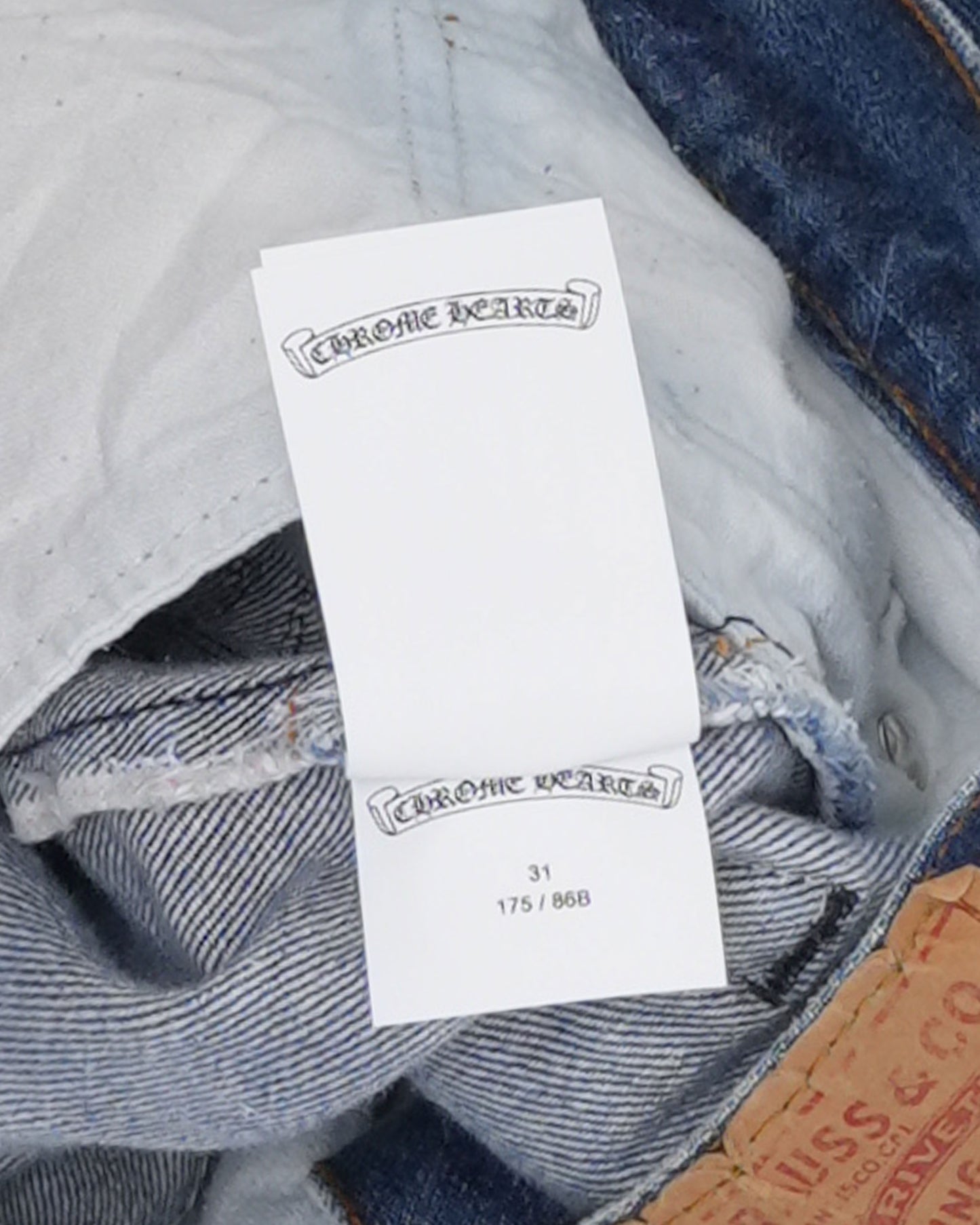 Levi's Redline 501 Cross Patch Jeans