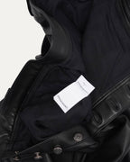 Fleur Knee Leather Carpenter Pants