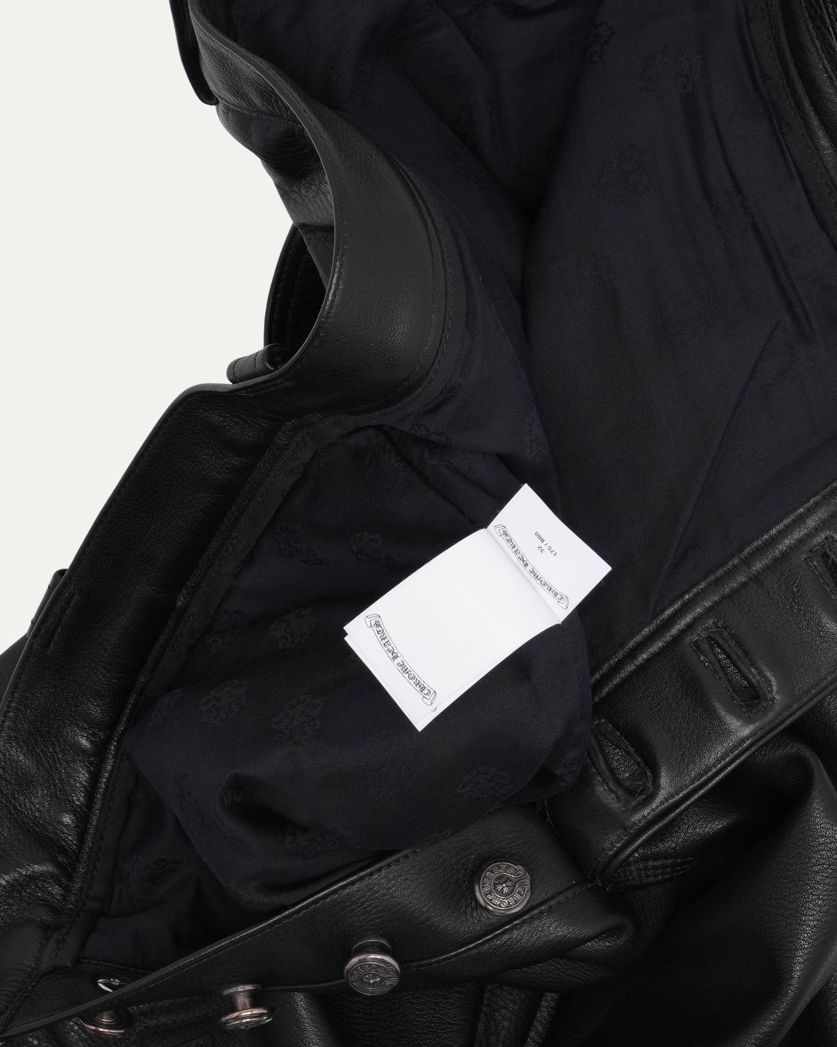 Fleur Knee Leather Carpenter Pants