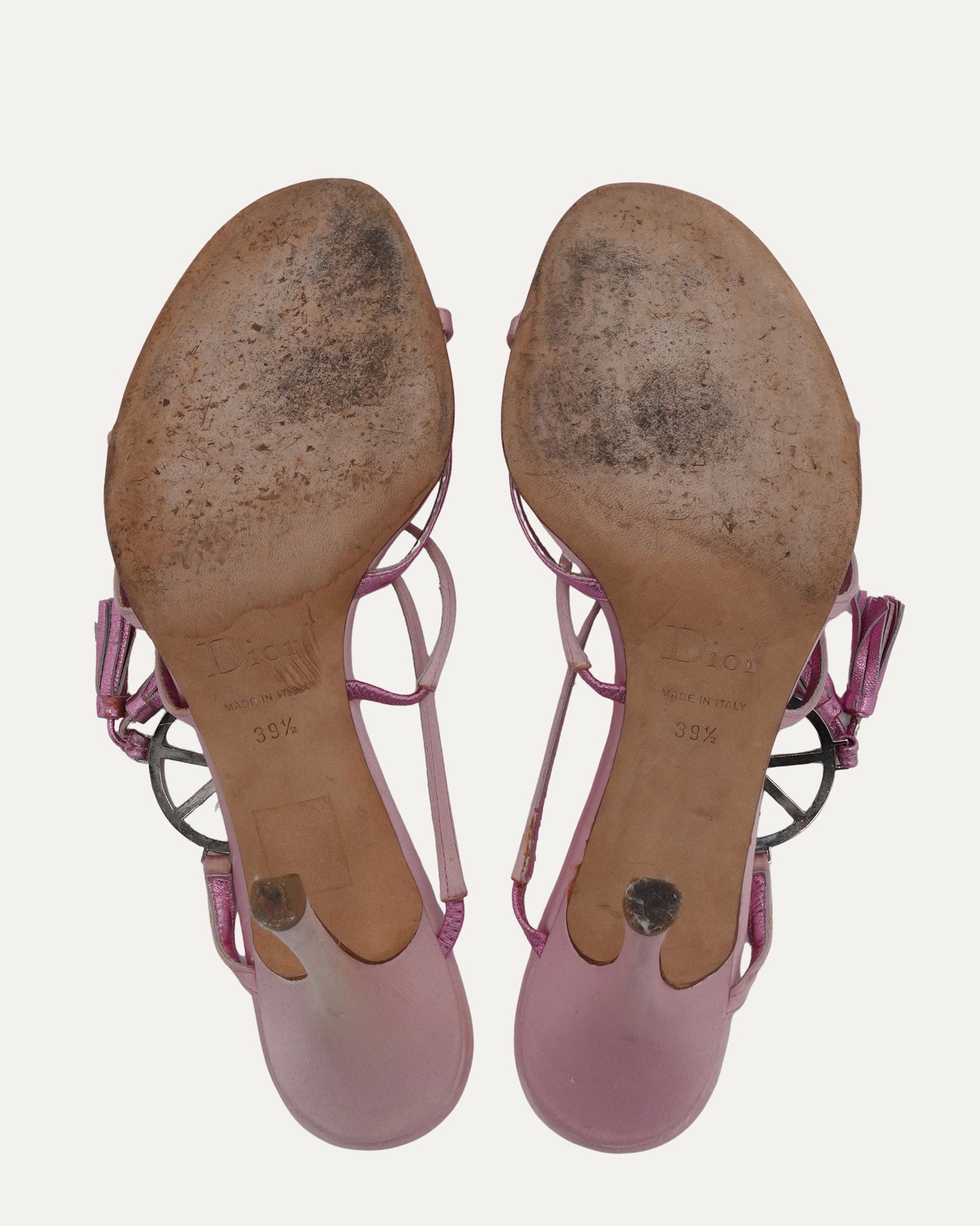 SS 2005 Pink Peace Sign Heels