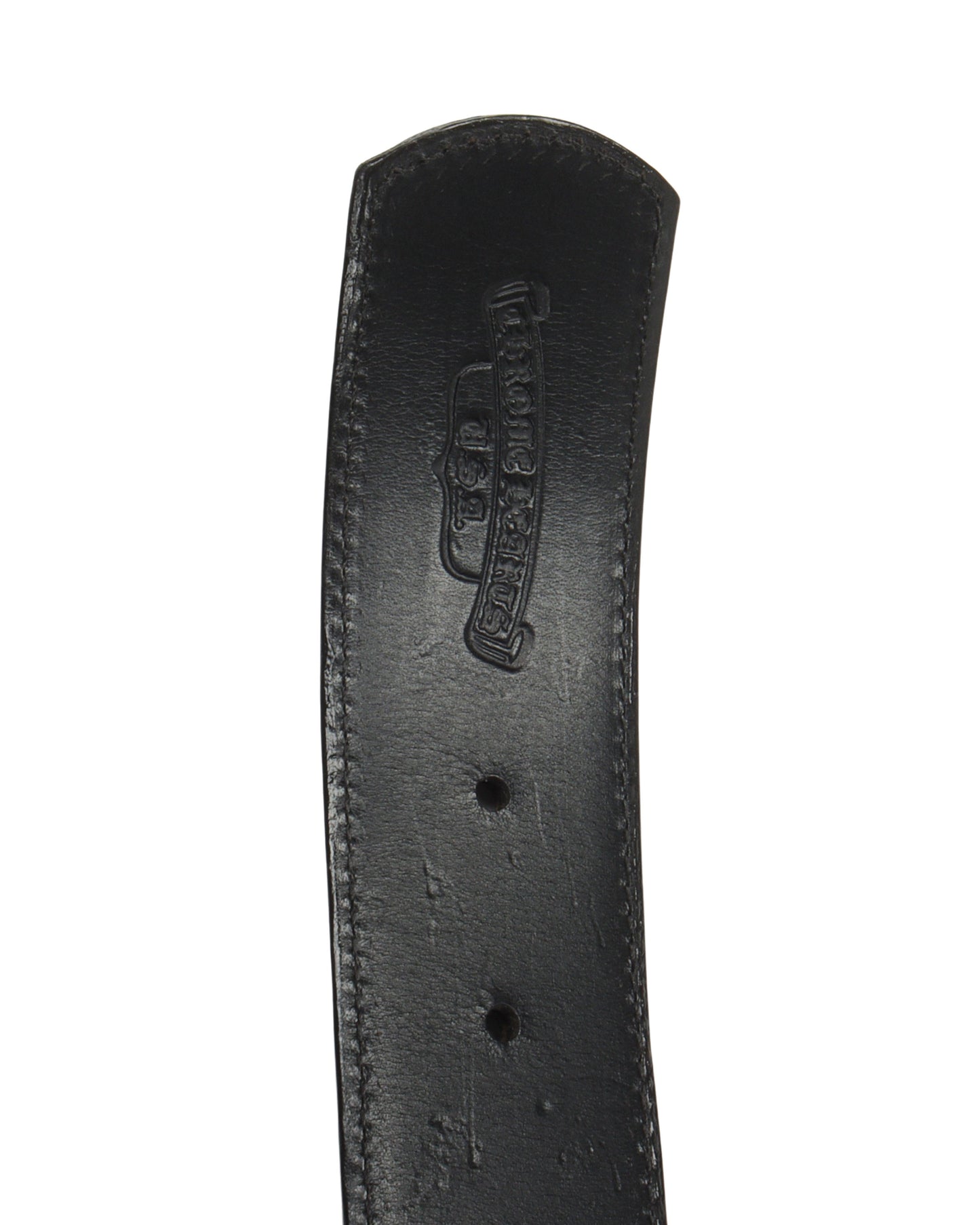 Studded Belt with Oval Cross Buckle