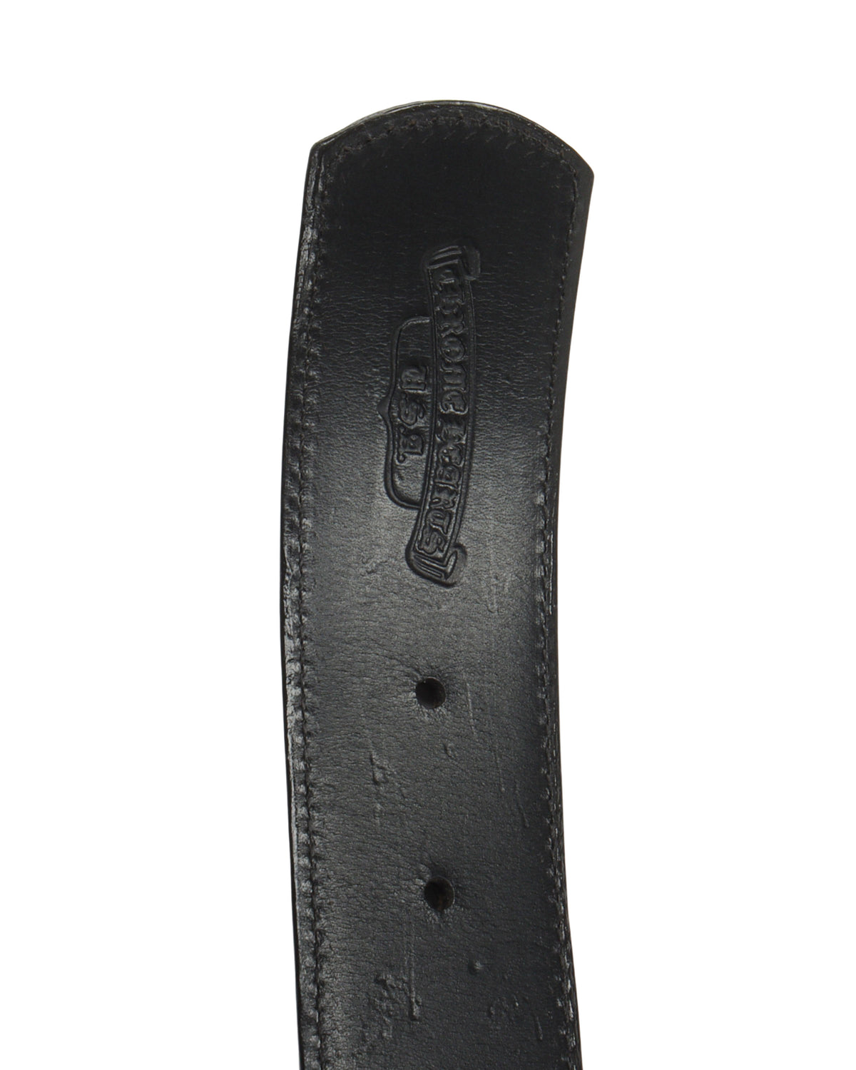 Studded Belt with Oval Cross Buckle