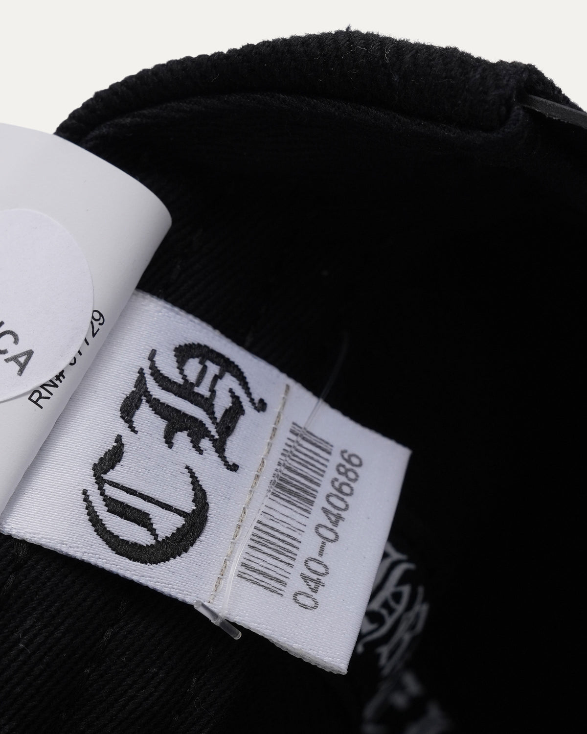 Tonal Embroidered Cross Hat