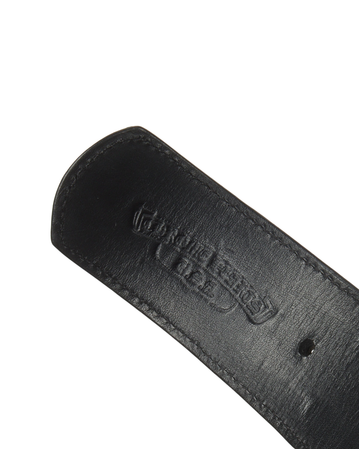 XXL Oval Cross Buckle Punk Studded Belt