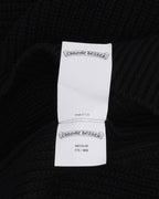 Cashmere Cross Patch Quarter Zip Sweater