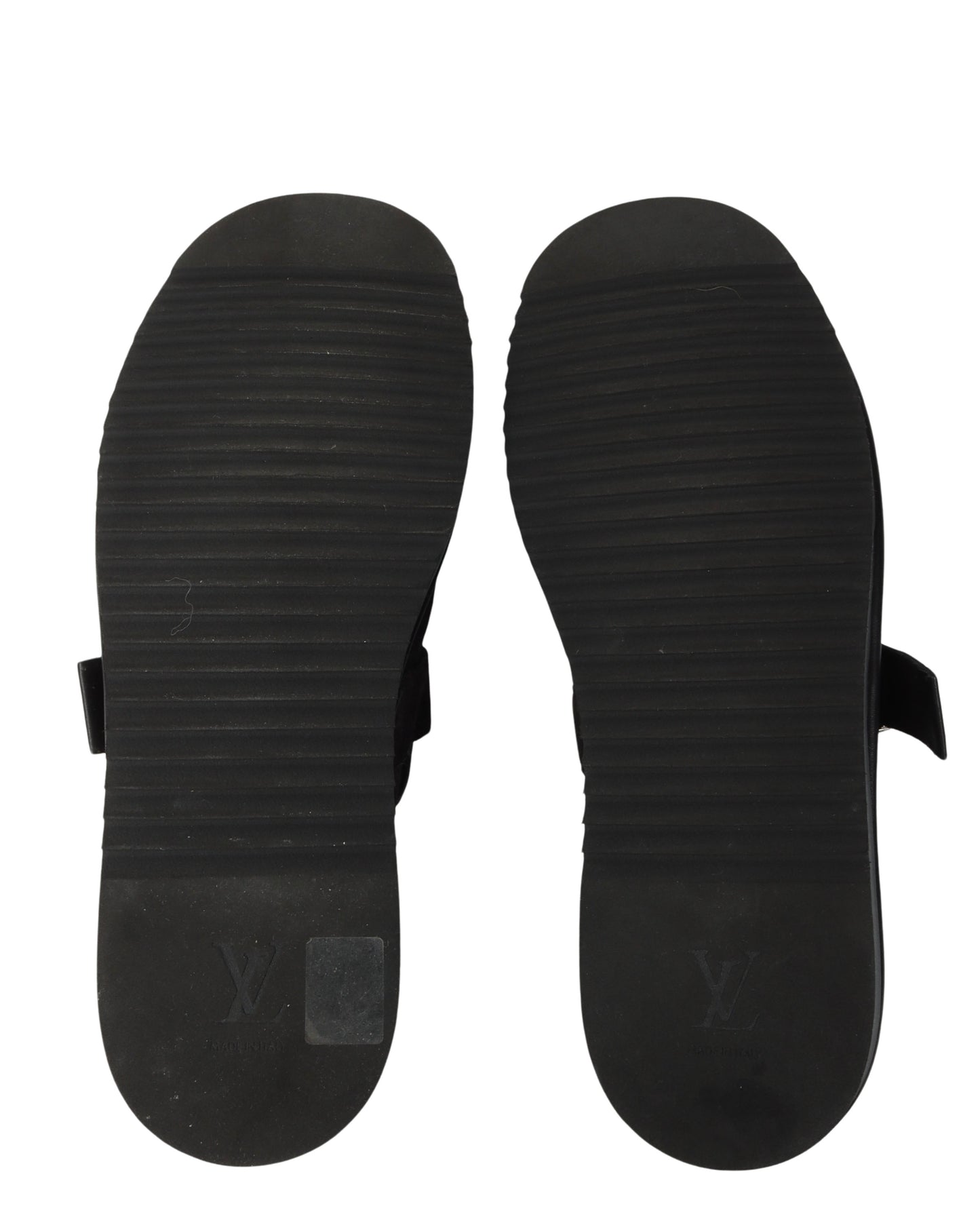 Suede and Fur Mule