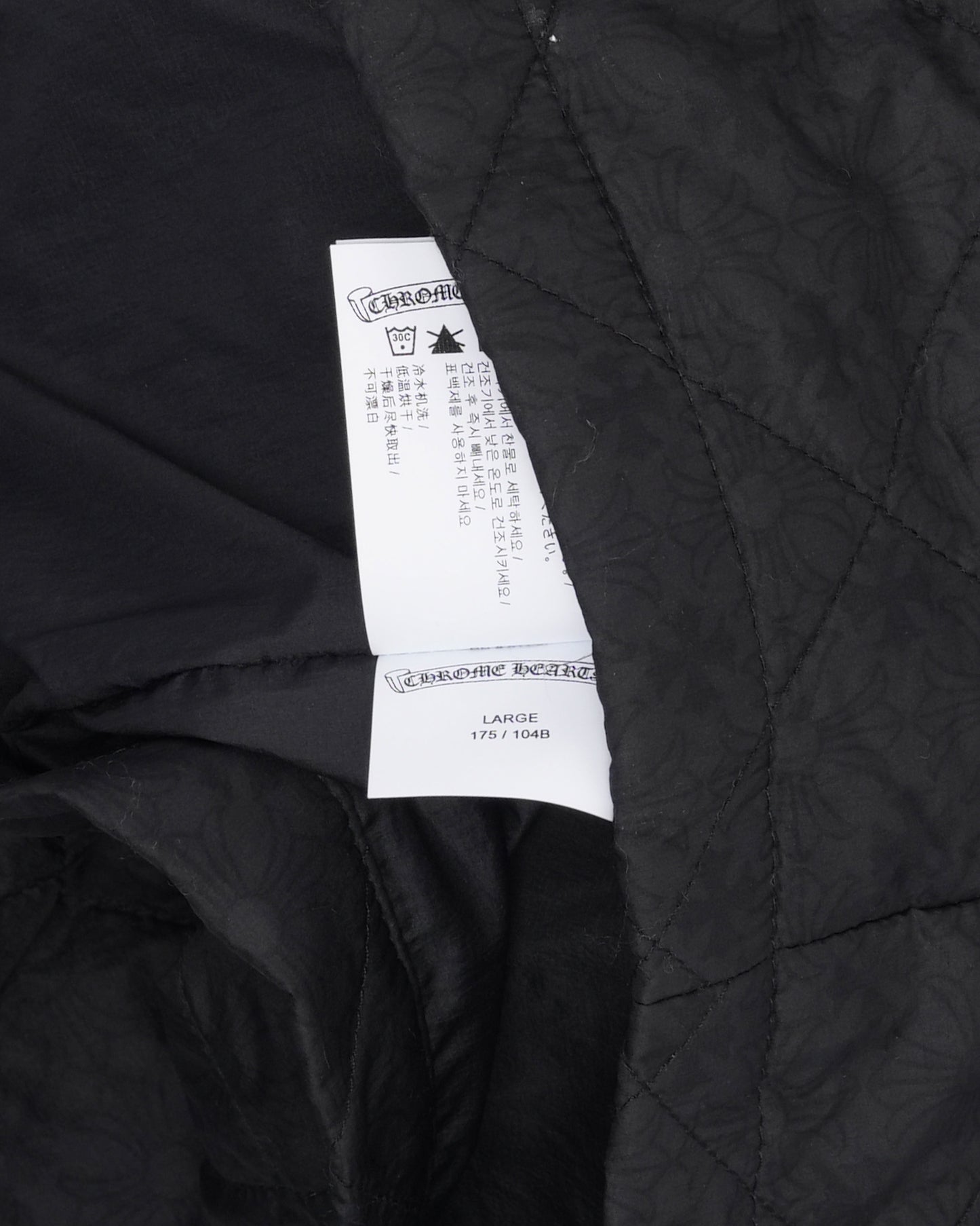 CH Embroidered Monogram Quilted Shirt Jacket