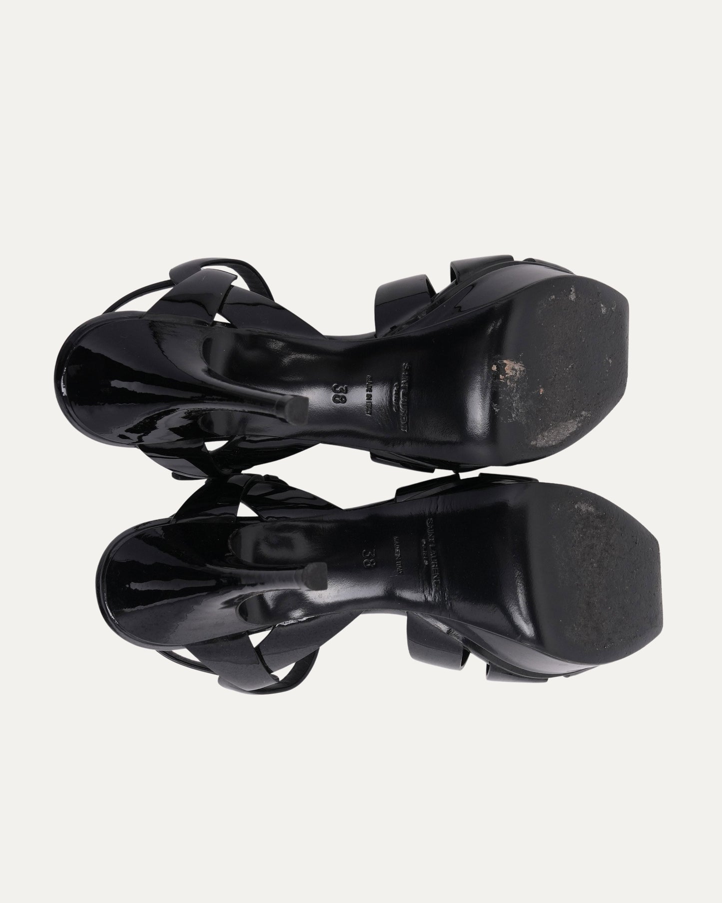 Patent Leather Tribute Sandals