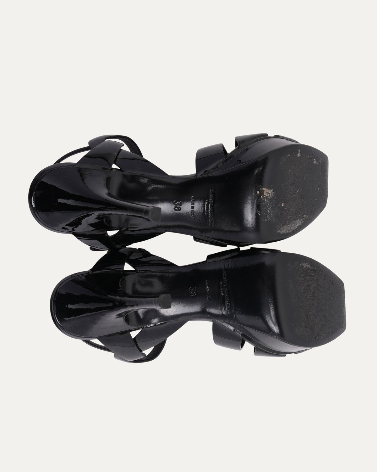 Patent Leather Tribute Sandals