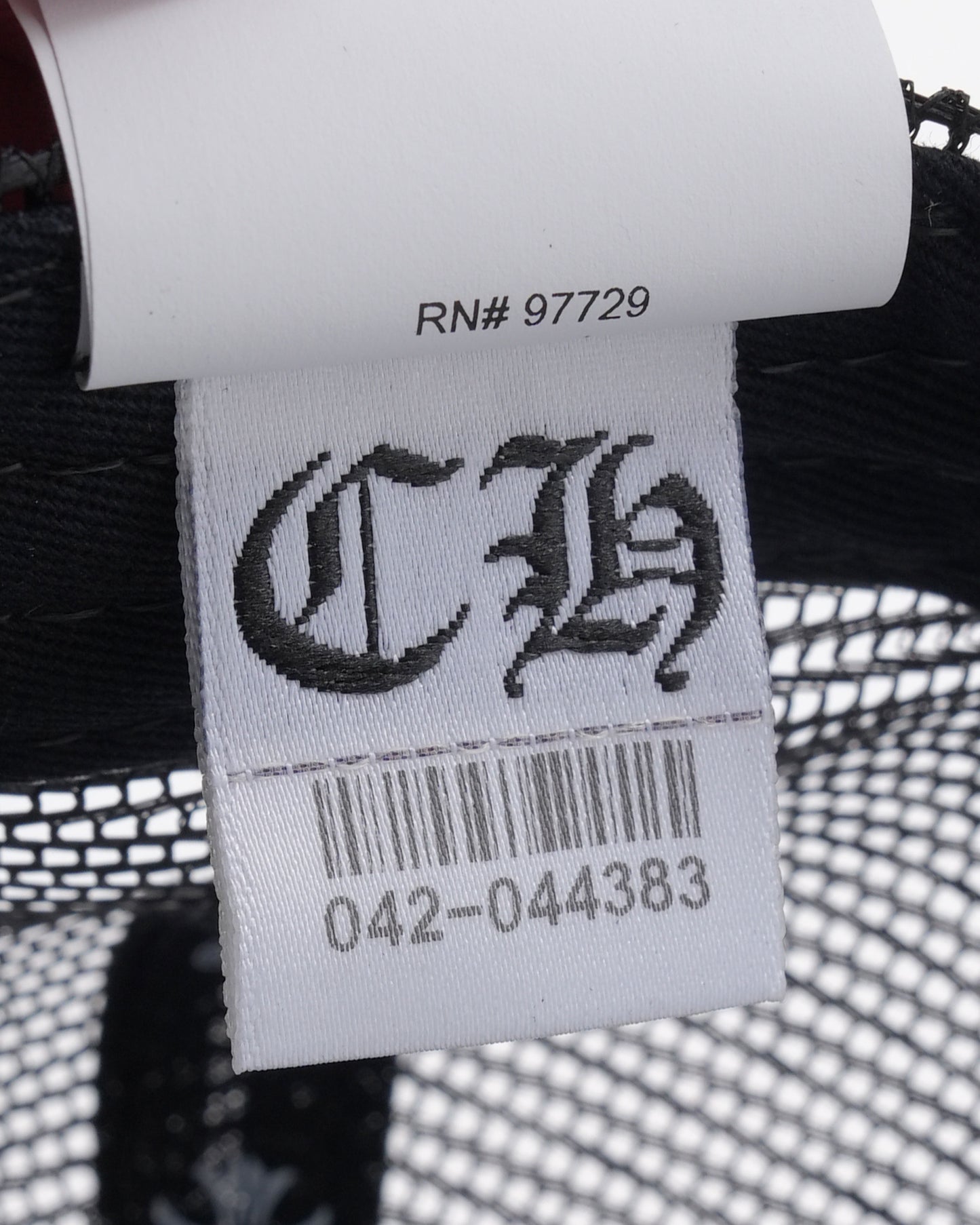 Pony Hair Cemetery Cross Patch Trucker Hat