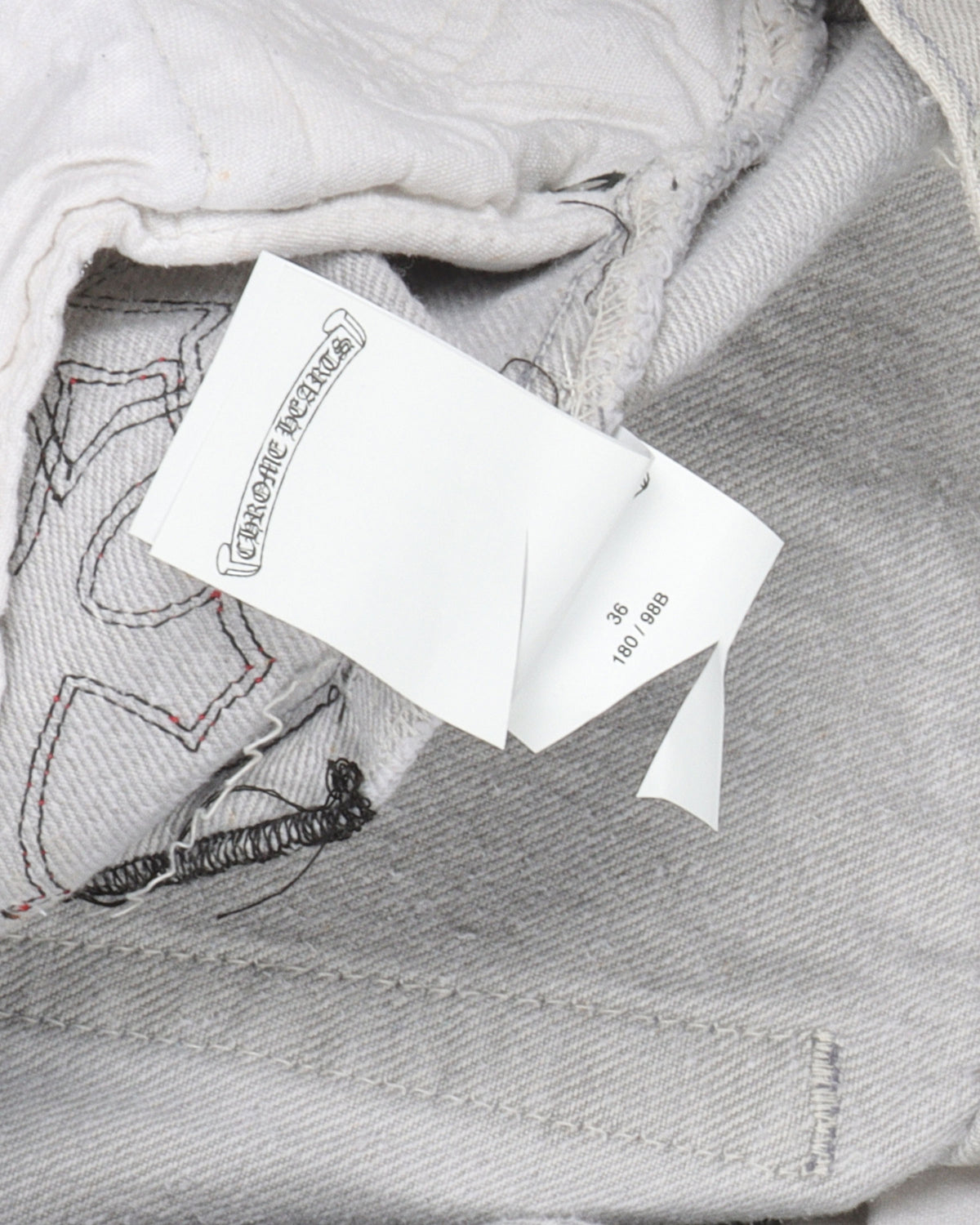 1 of 1 Gallery Dept. La Flare Cross Patch Jeans