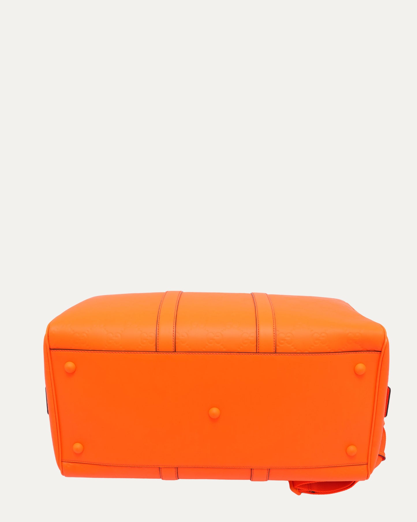 GG Monogram Leather Duffle Bag