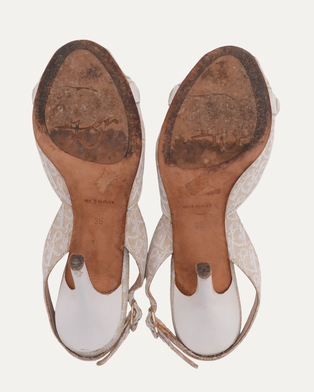 Oblique Heeled Sandals