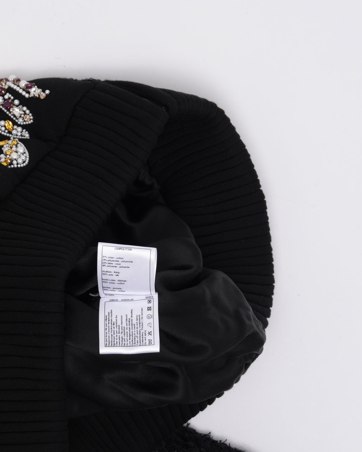 Tweed Crystal Embellished Blouson