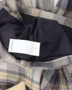 Plaid Boa Jacket
