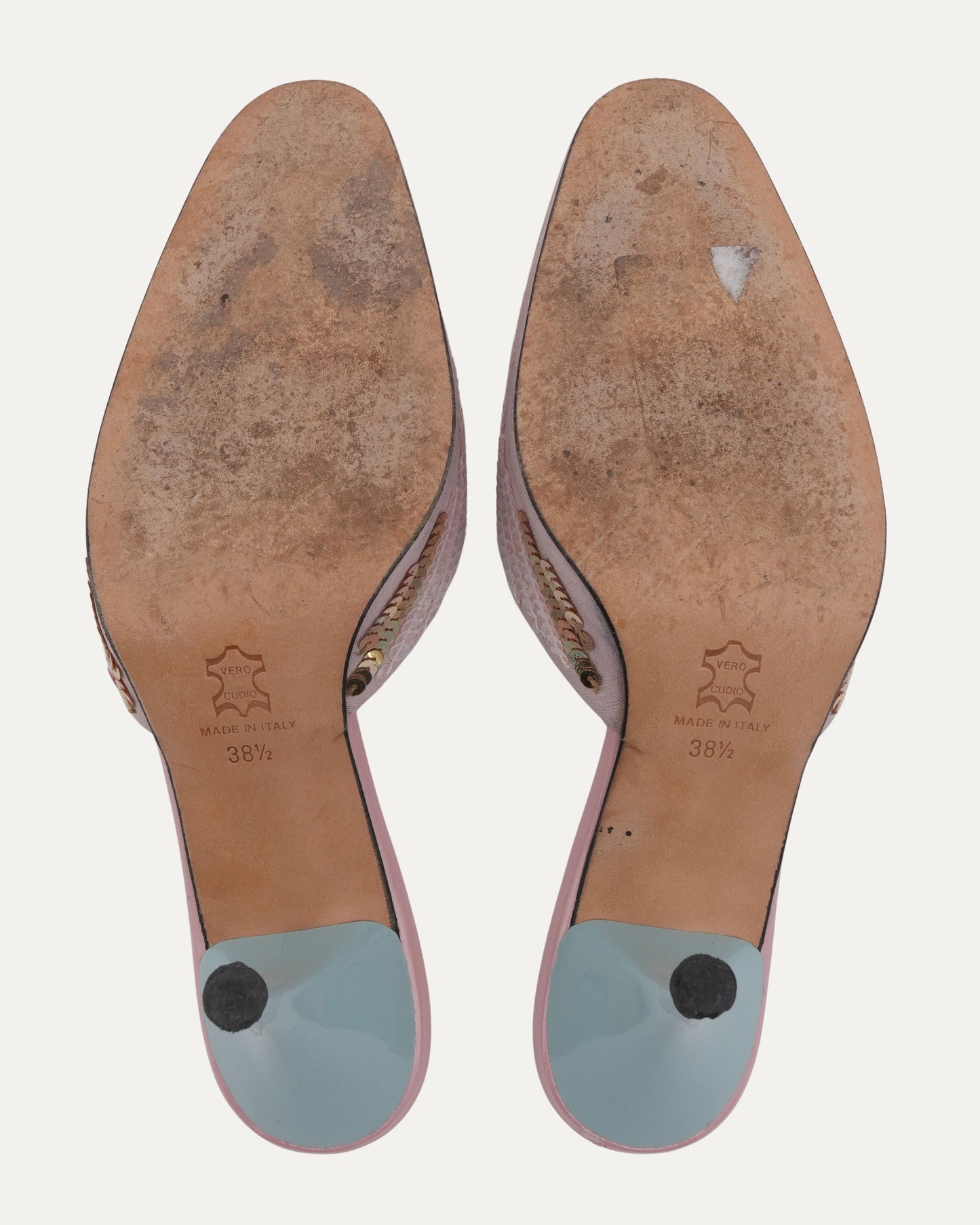 SS 2000 Pink Sequin Heels