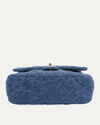 Denim Sweetheart Crush Mini Square Flap Bag