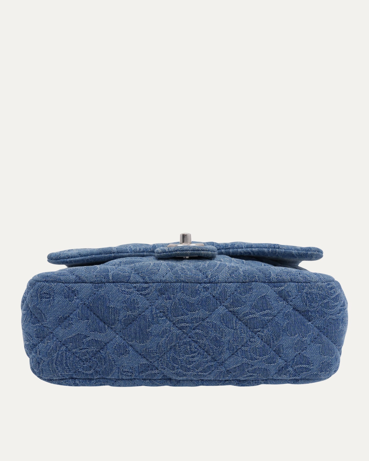 Denim Sweetheart Crush Mini Square Flap Bag