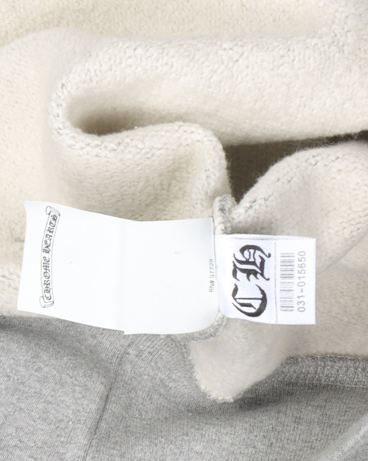 Cross Patch Zip Up Hoodie