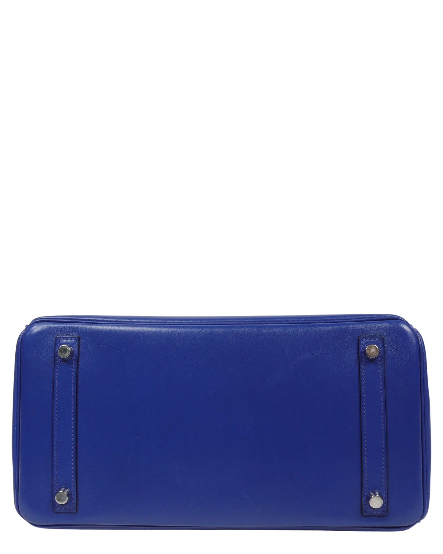 Birkin 30 Box Calf Electric Bleu