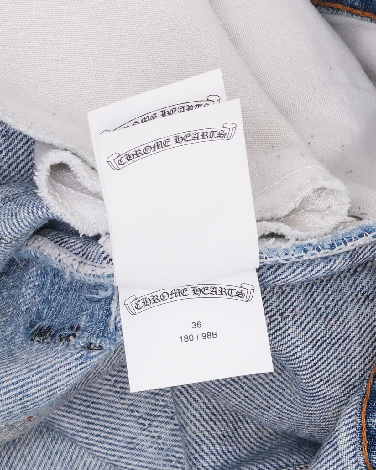 Levi's Orange Tab 505 Cross Patch Jeans