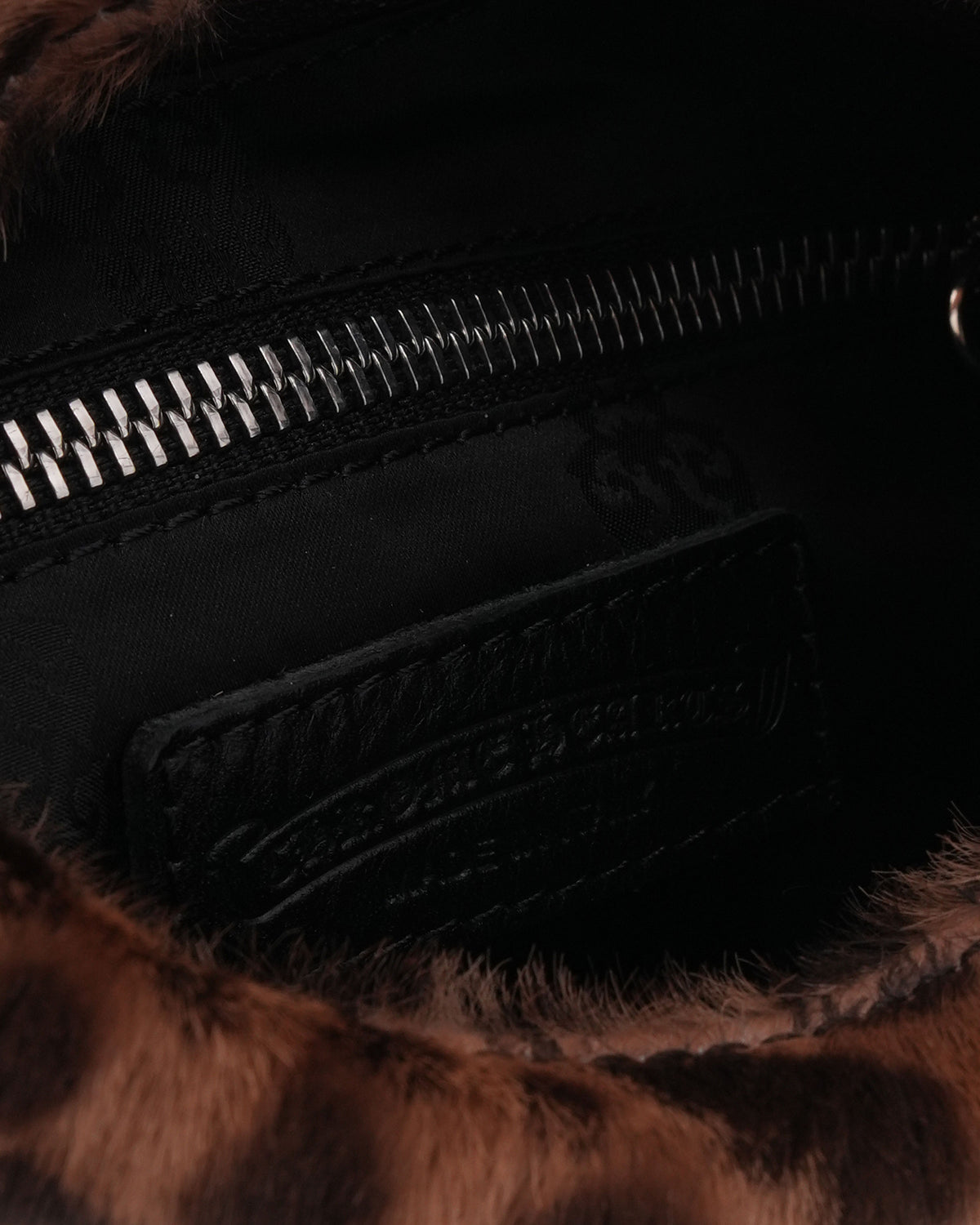 Dagger Embellished Pony Hair Viv Bag