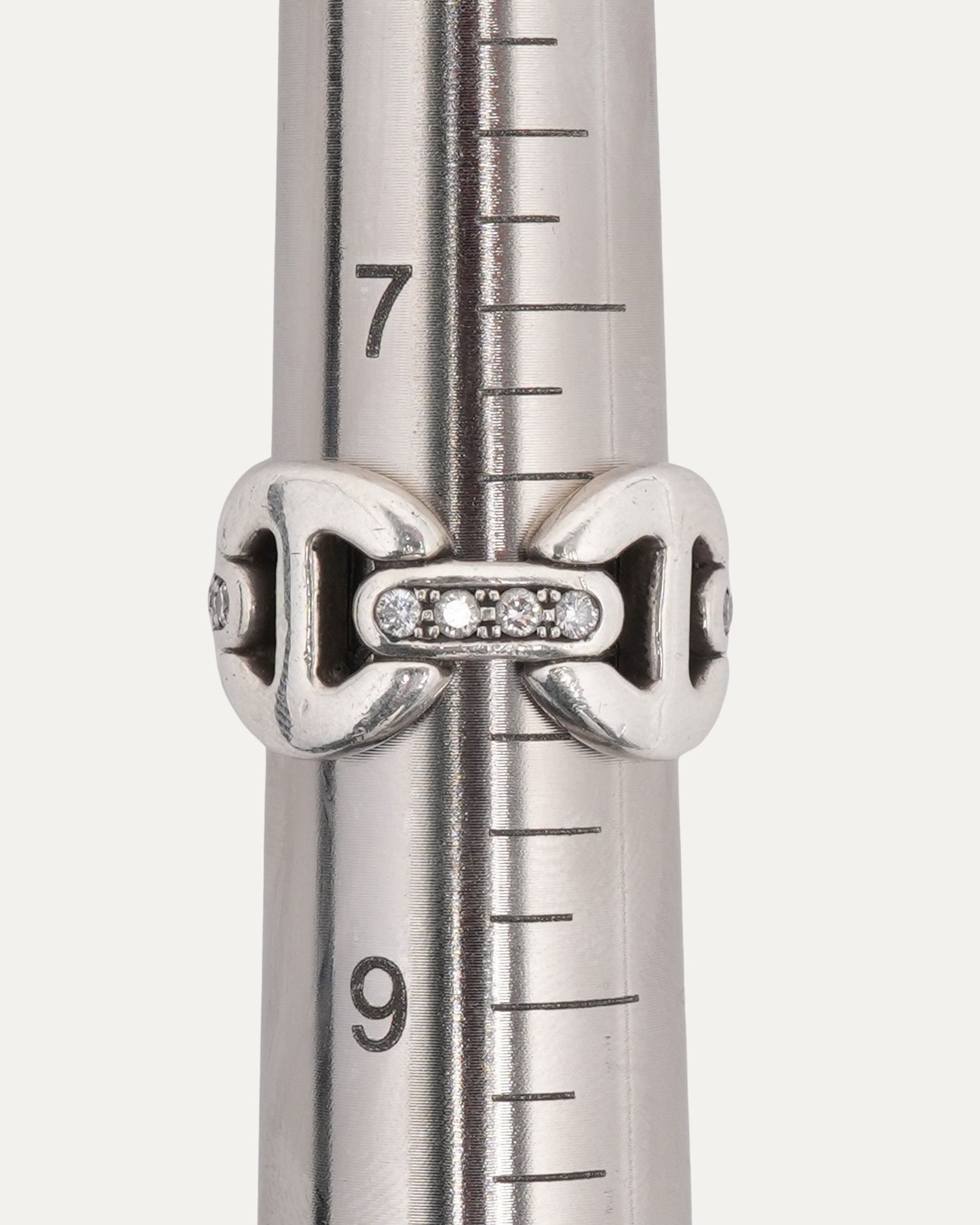 Diamond Quad Link Ring