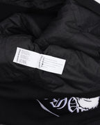 Cashmere and Leather Varsity Chicken Jacket