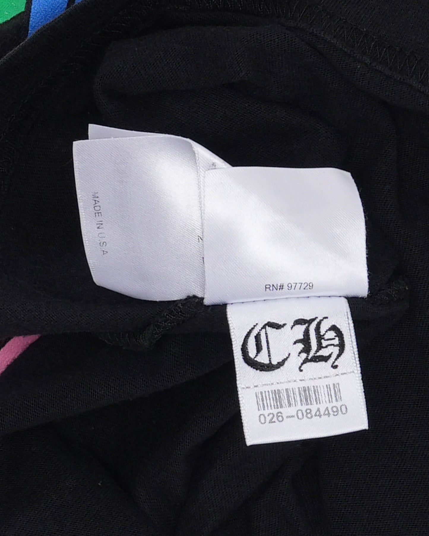 Multicolor Cemetery Cross Pocket T-Shirt