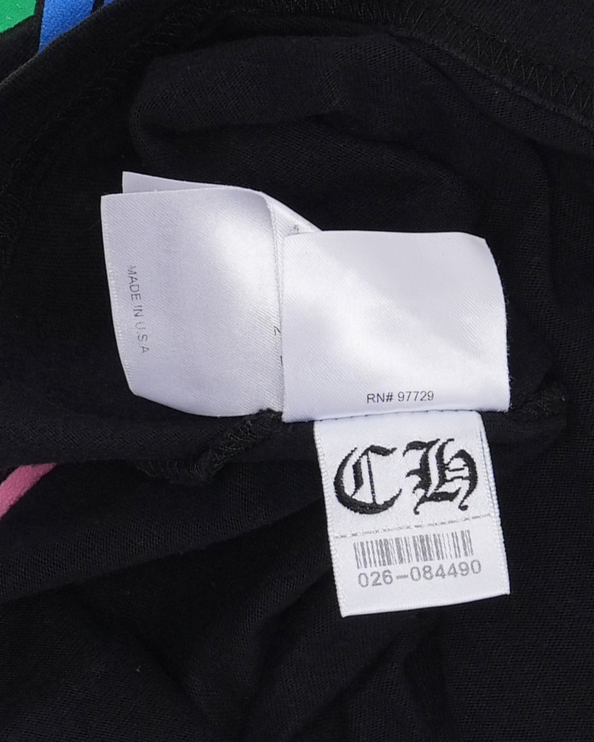 Multicolor Cemetery Cross Pocket T-Shirt