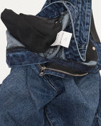 Turbo Diesel Cross Patch Jean Shorts