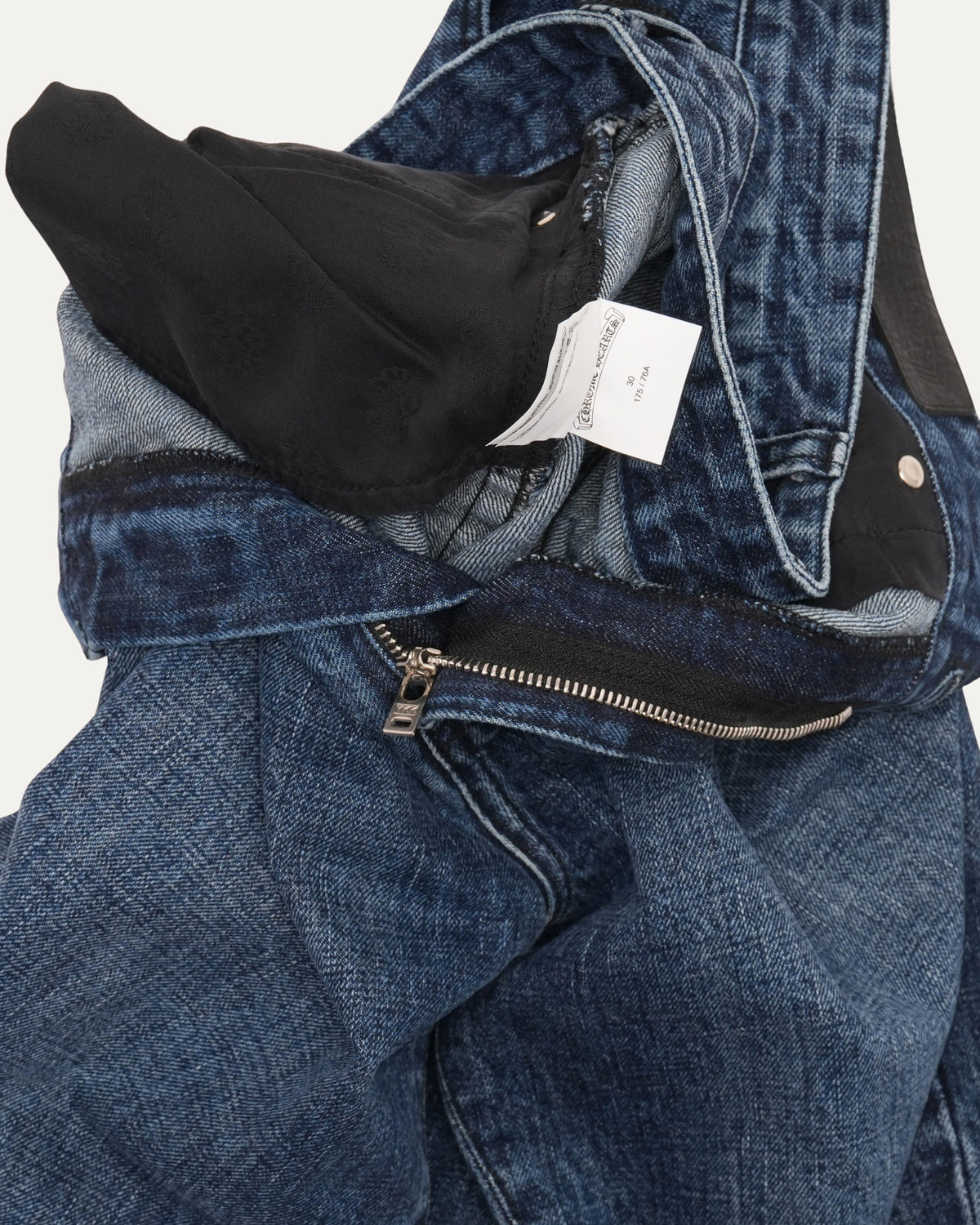 Turbo Diesel Cross Patch Jean Shorts