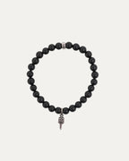 Dagger Onyx Bead Bracelet