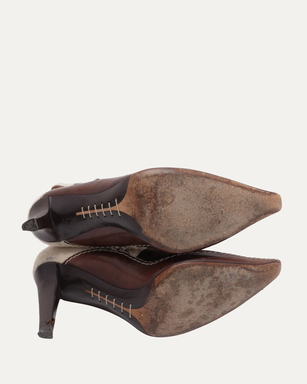 Galliano Era Pony Hair Boots