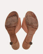 Clasp Heeled Sandal
