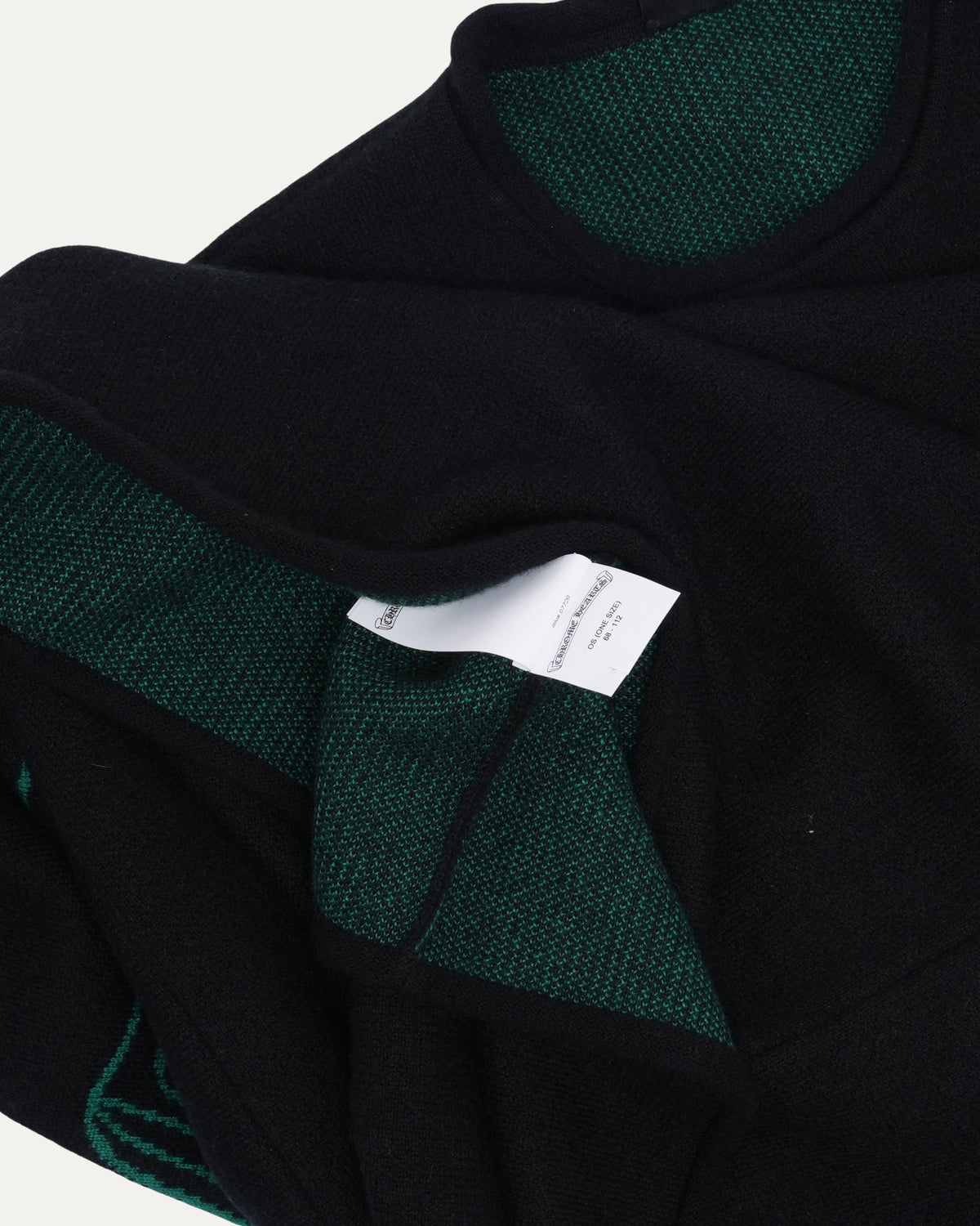 Cashmere Scroll Logo Sweater