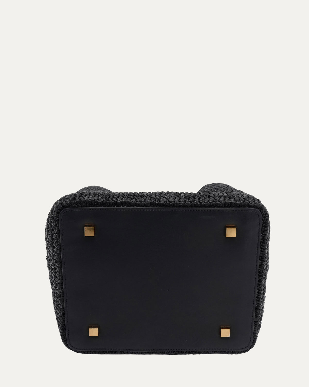 Woven Raffia Le 37 Bucket Bag