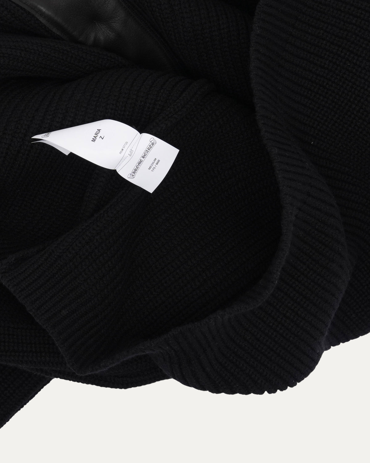 Cross Patch Cashmere Shawl Collar Cardigan Sweater
