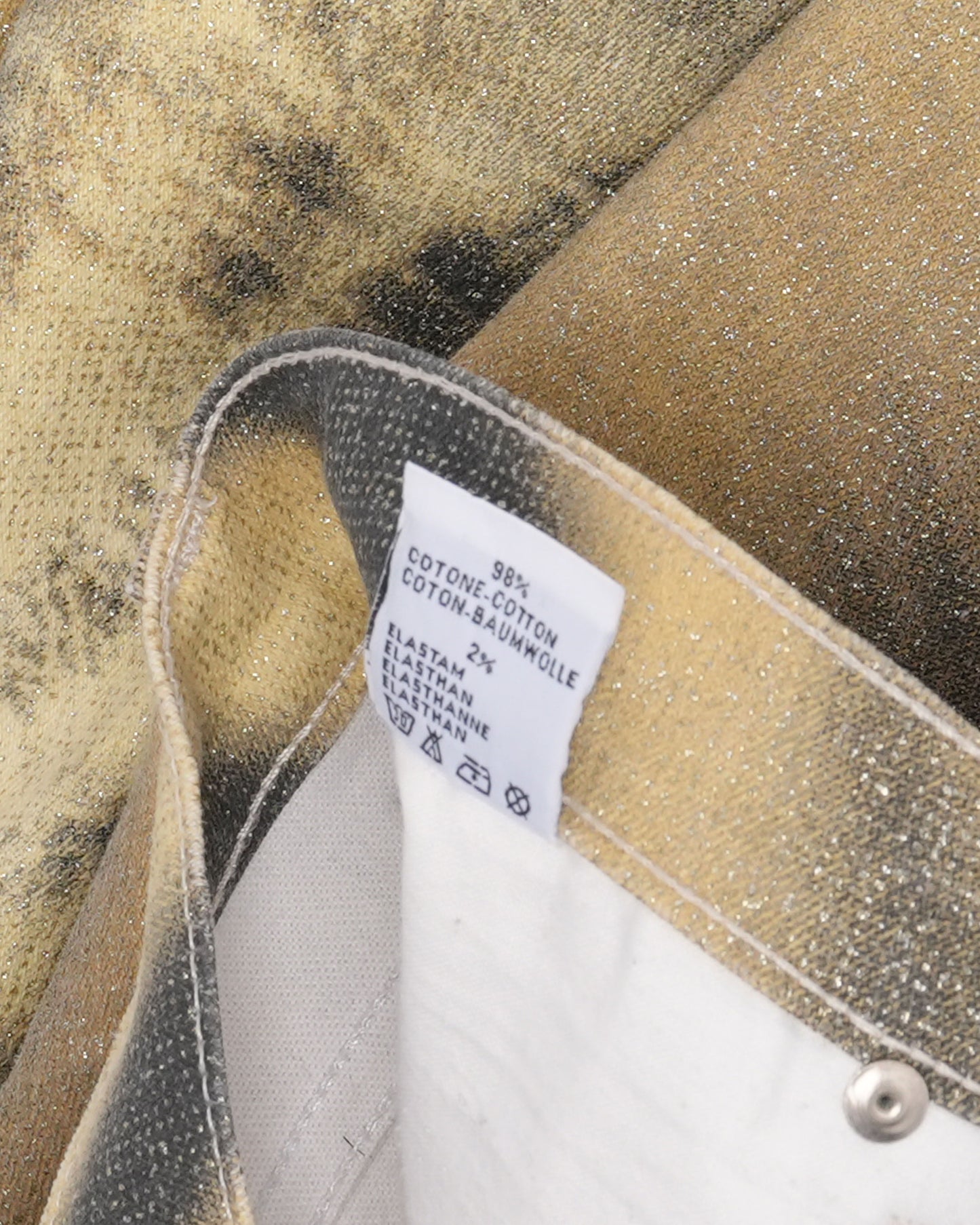 FW 2000 Tiger Print Jeans