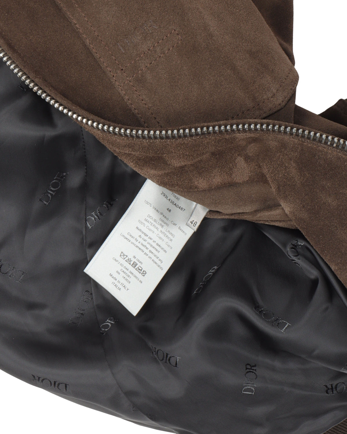 Suede Bomber Jacket