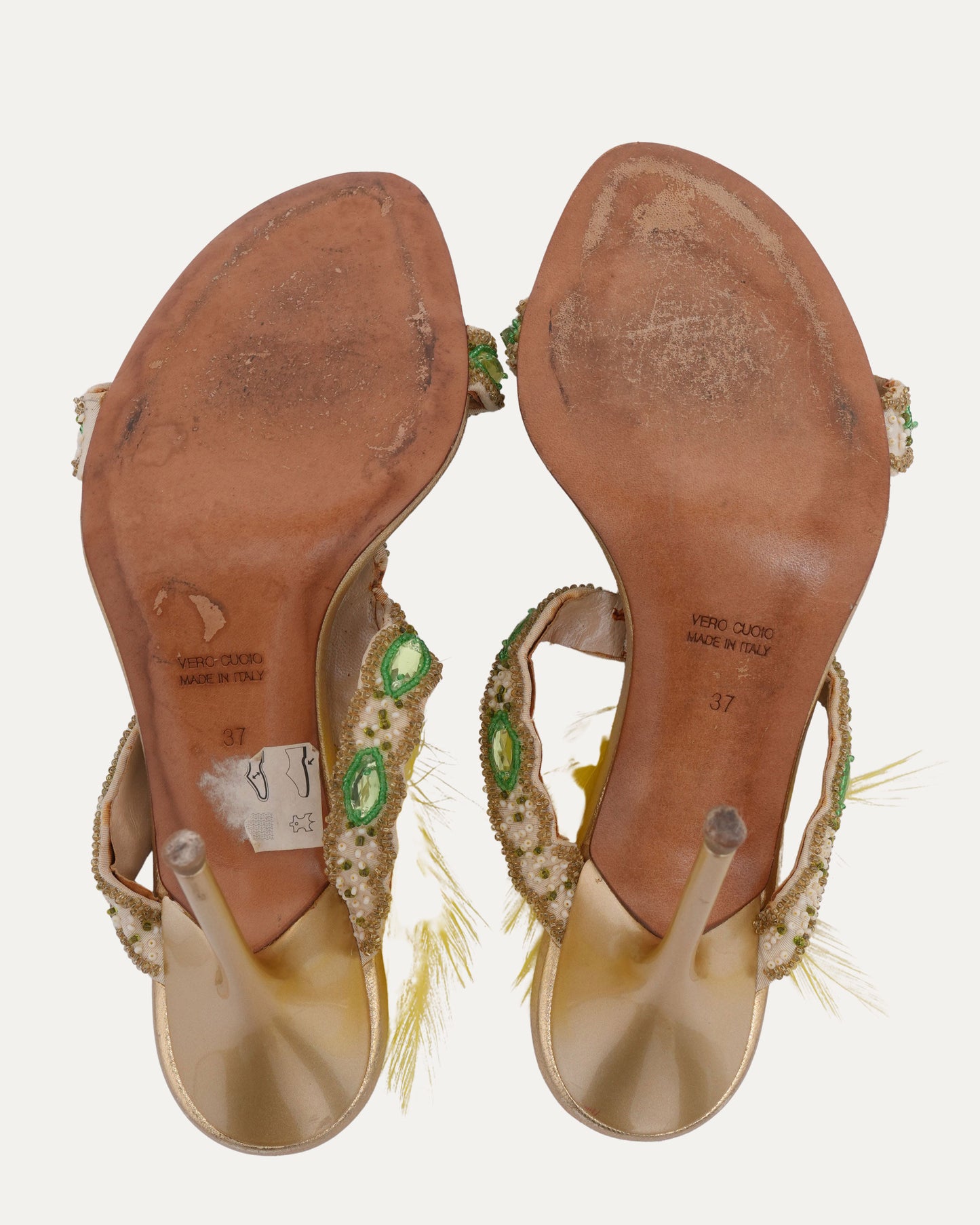 Vintage Beaded Sandals