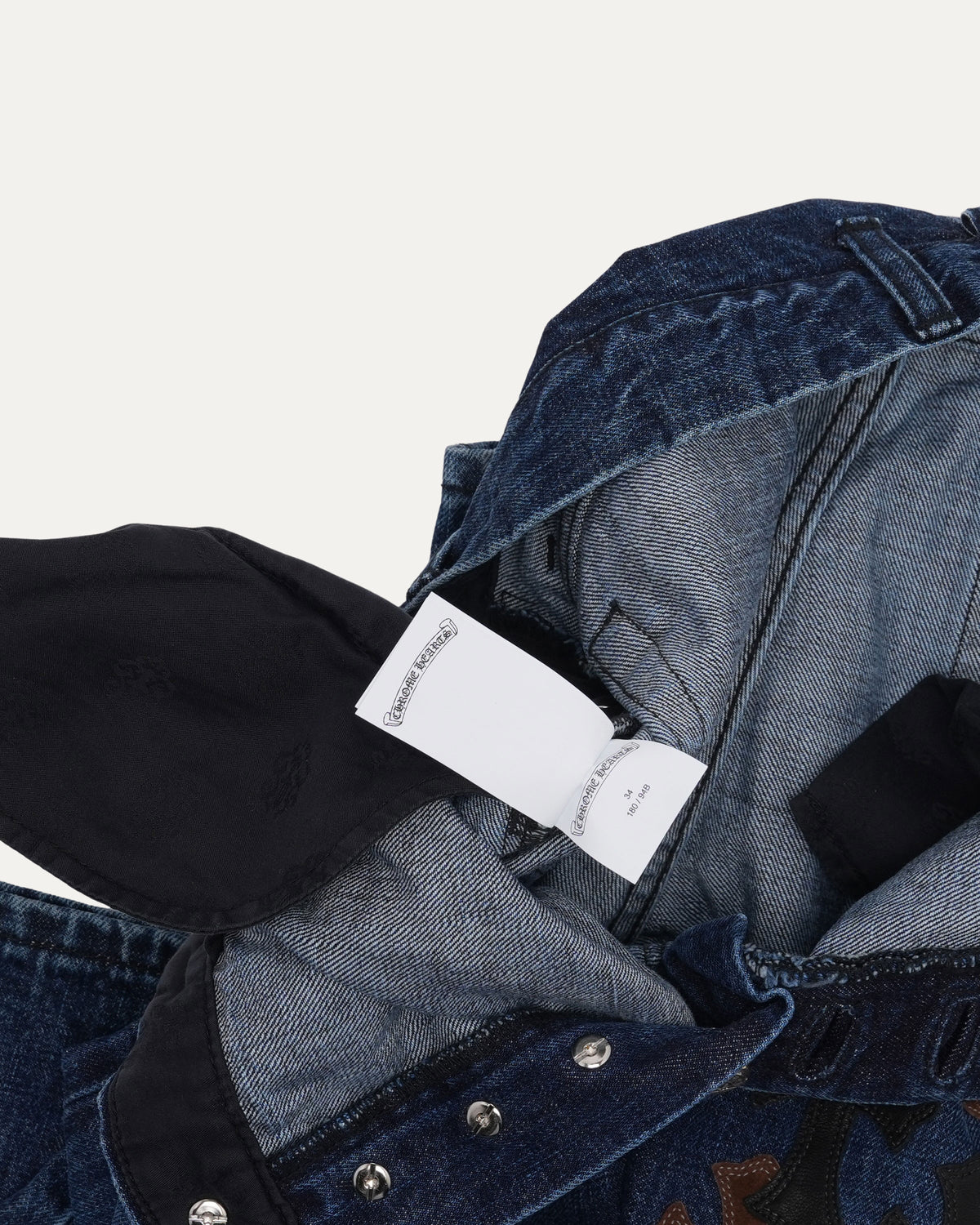 Turbo Diesel Cross Patch Fleur Knee Jeans