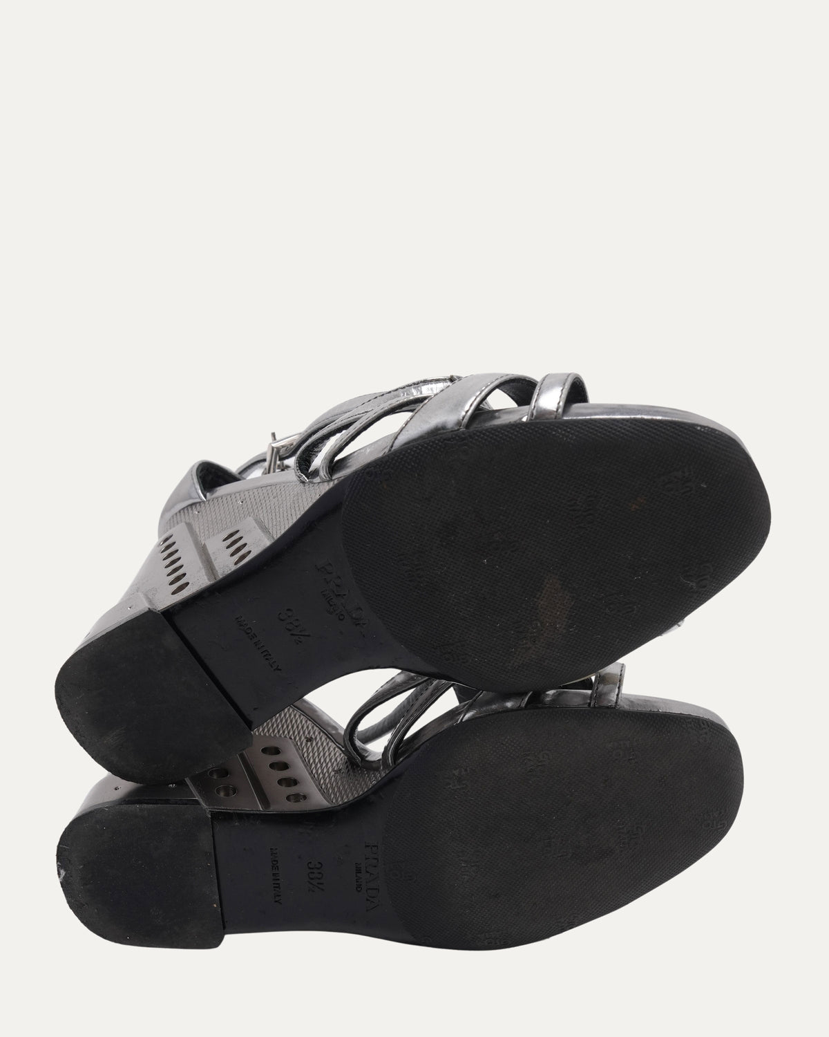 FW 2014 Metal Wedge "Robot" Heels