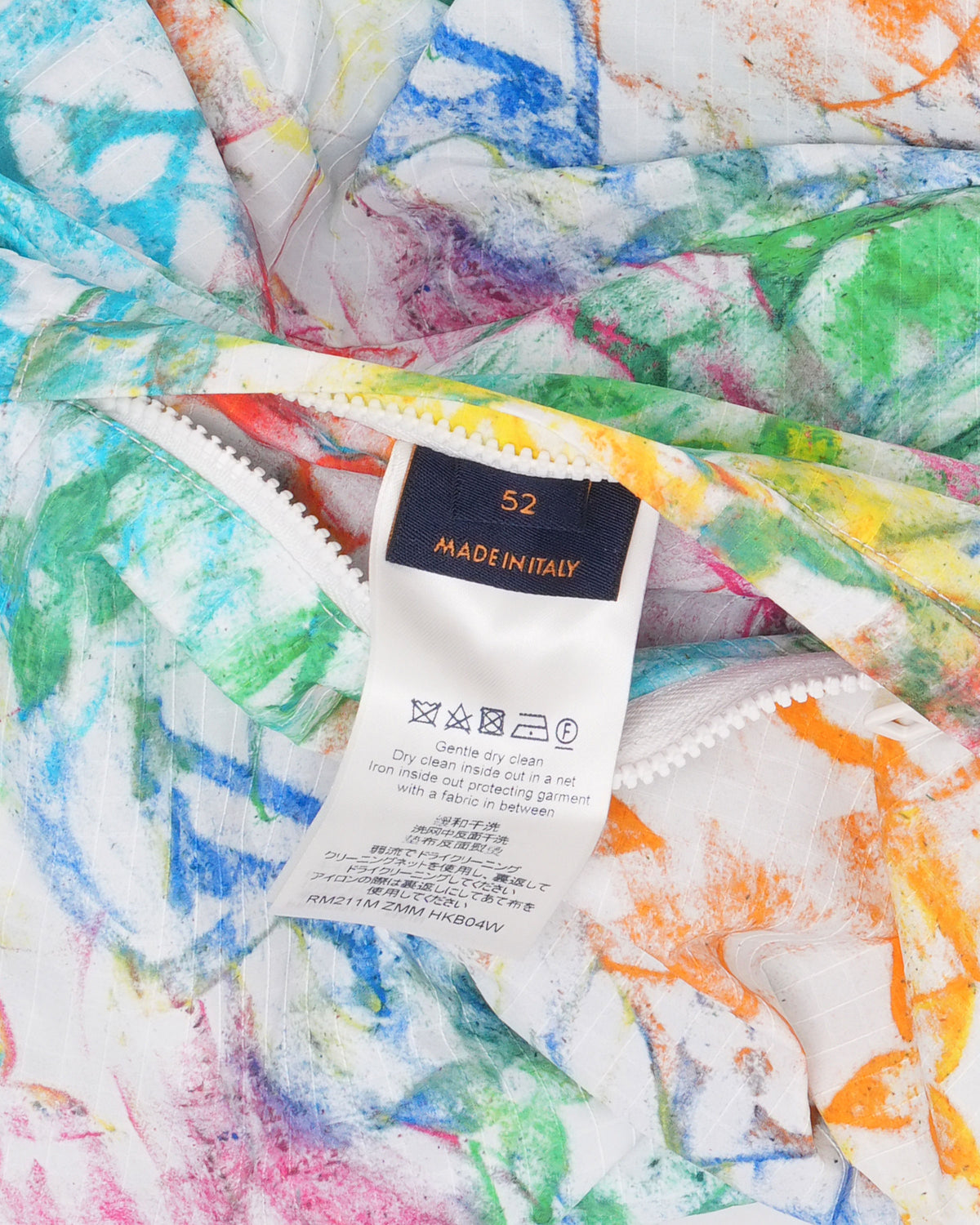 Pastel Crayon Monogram Ripstop Windbreaker