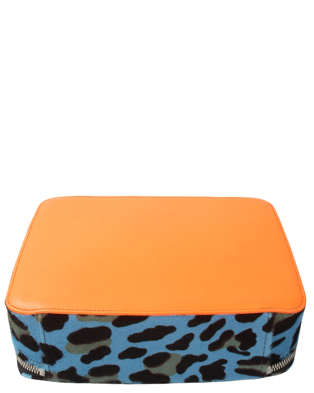 St Barth Leather & Pony Hair Jewelry Case