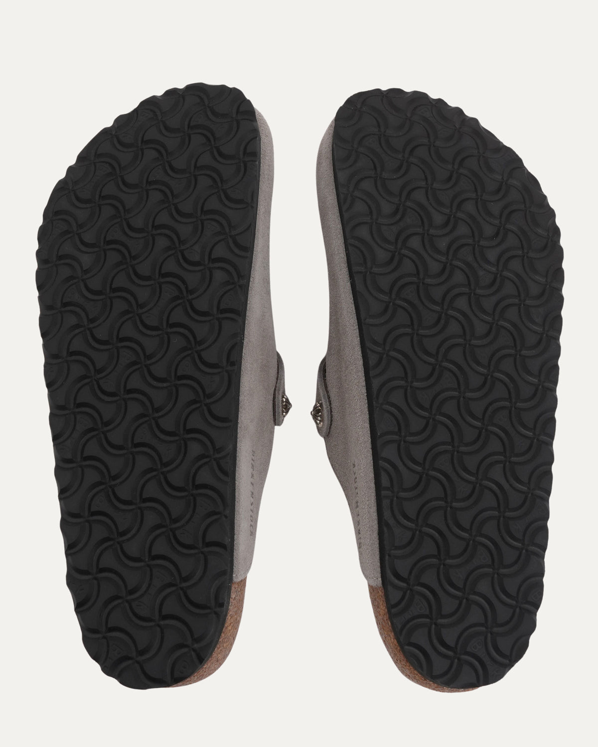 Dagger Embellished Birkenstock Boston Shearling Lined Suede Mule