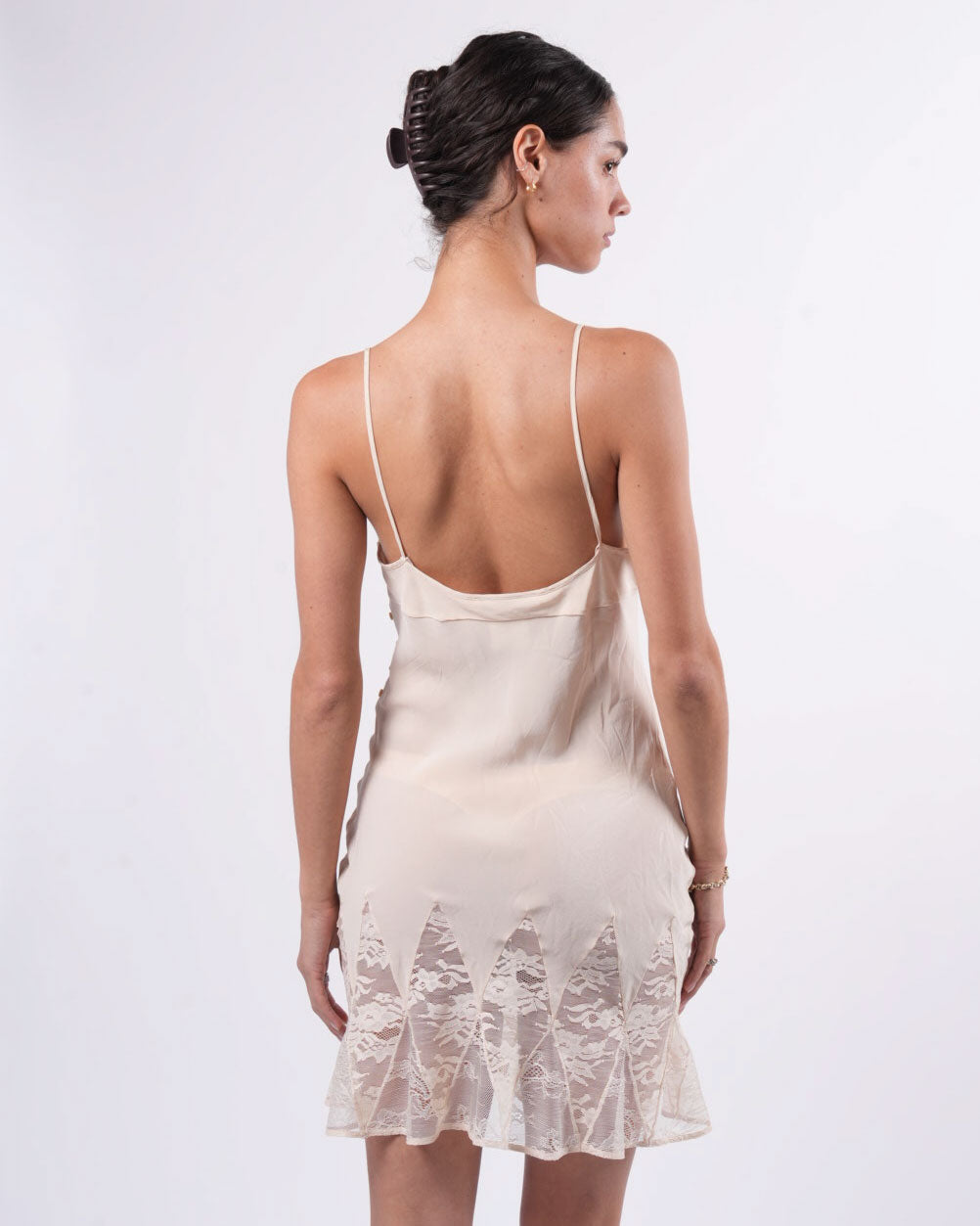 Galliano Era Silk and Lace Dress (c. 2000s)